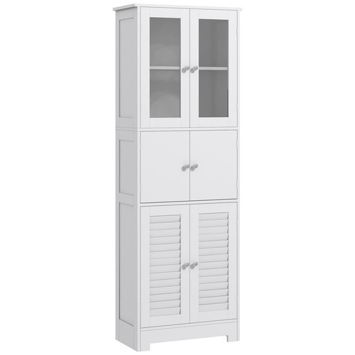 Homcom mobile colonna - mobile, bagno