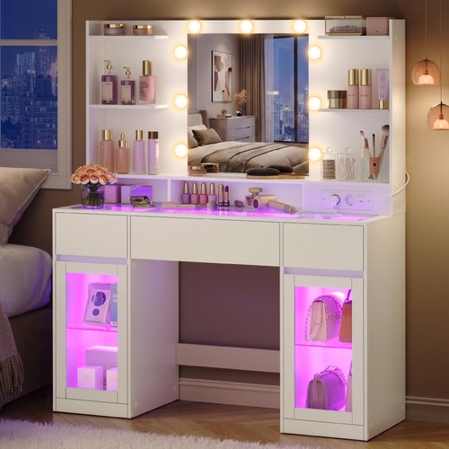 Tavolo trucco con specchio - con,