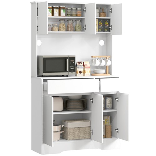 Homcom credenza cucina - homcom, moderna